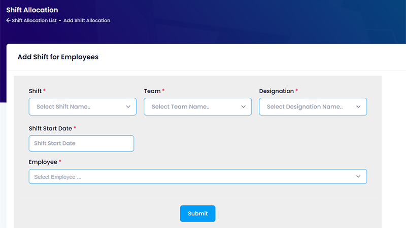 Shift & Schedule Management